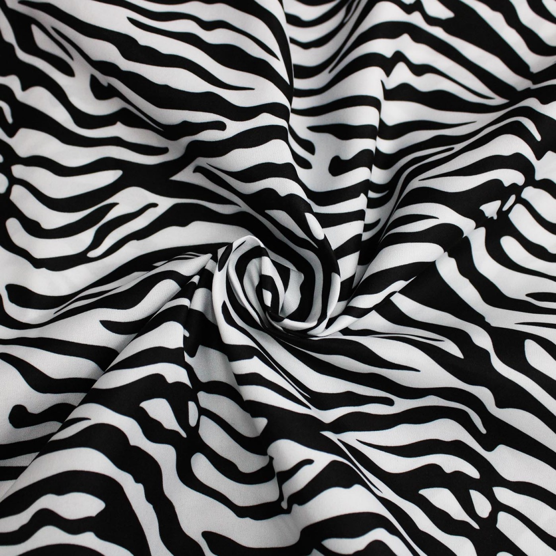 Microfibra Stampata Zebra