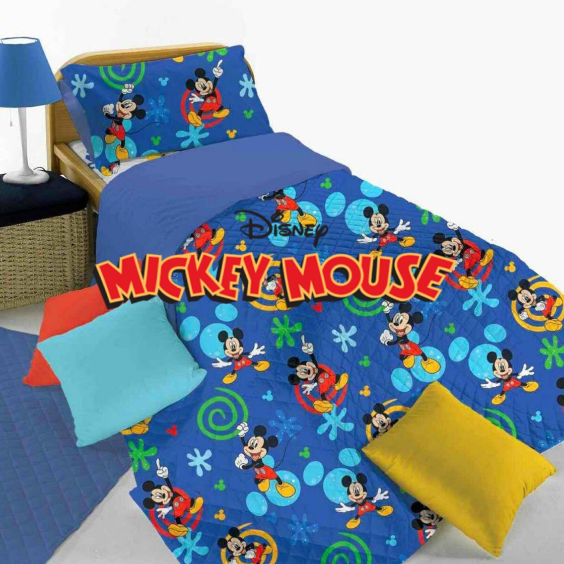 Trapuntino Mickey Mouse Disney per letto Singolo