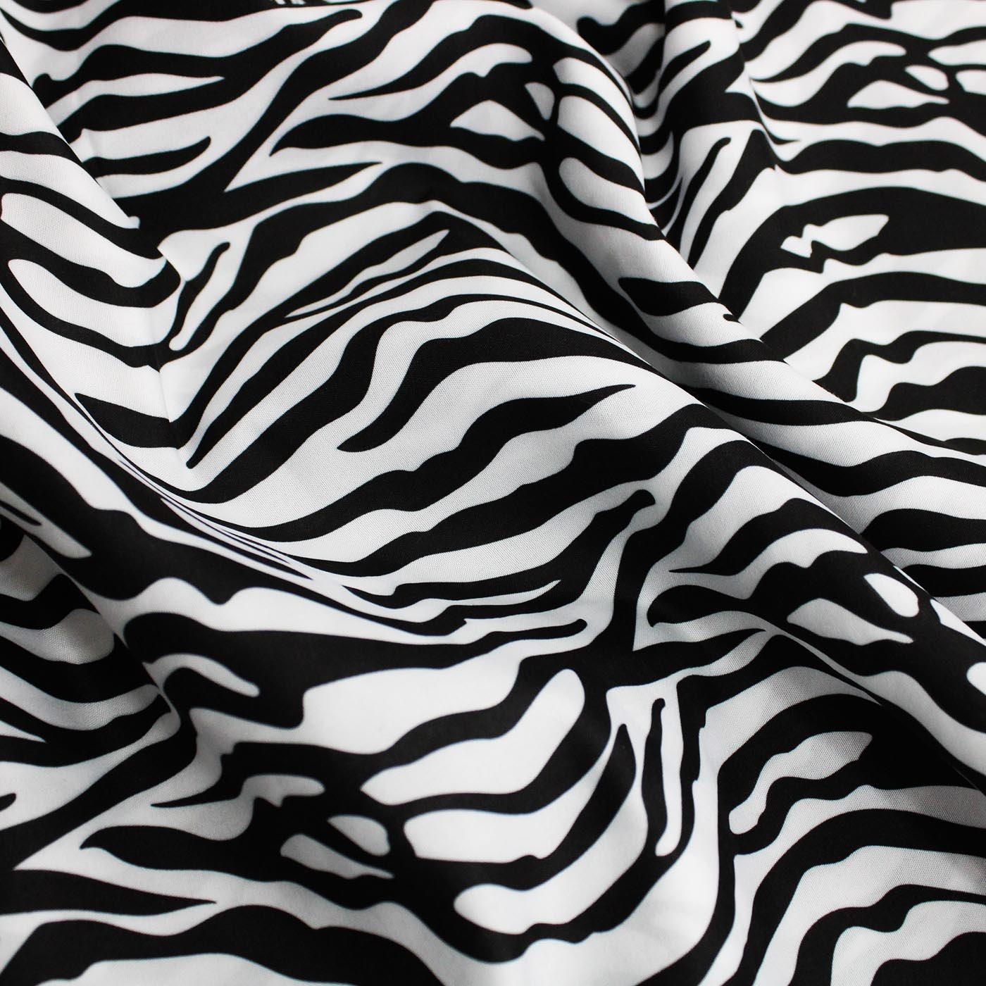 Microfibra Stampata Zebra