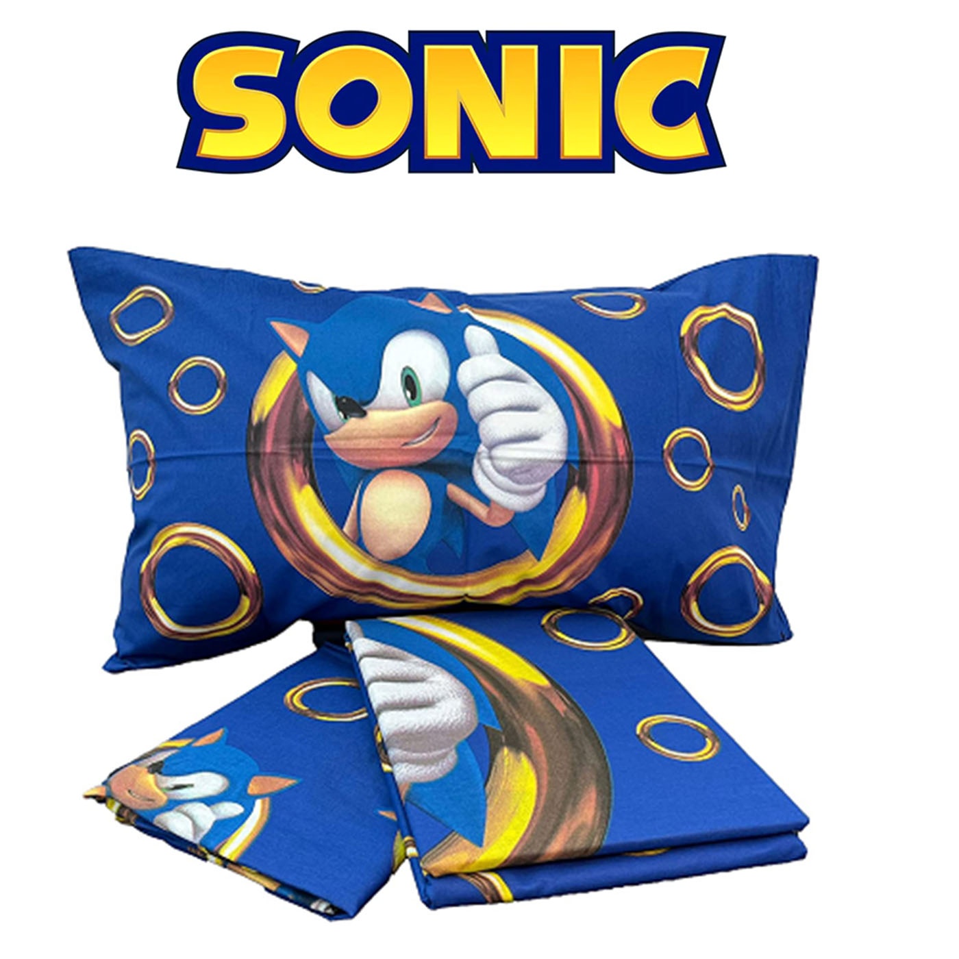 Completo lenzuola Sonic Per Letto Singolo
